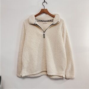 Bobbie Brooks Cream Sherpa Pullover